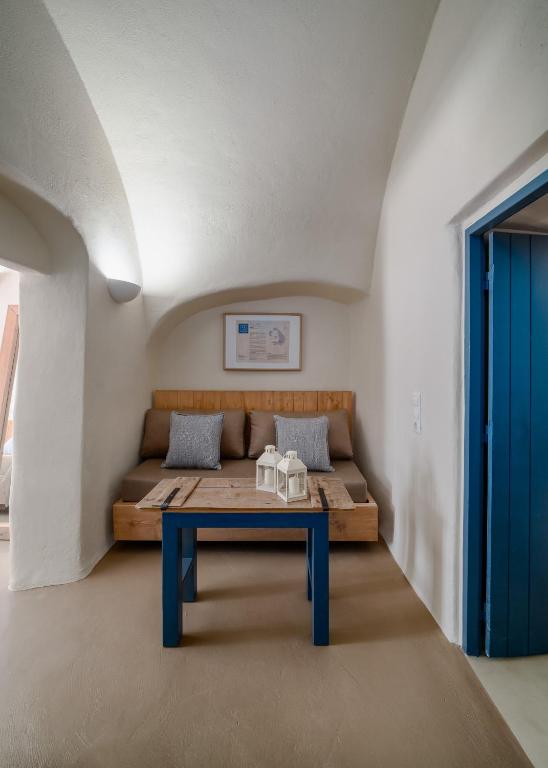 Posezení v ubytování Nalas Suites