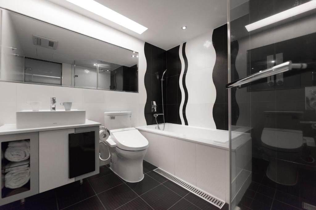 Koupelna v ubytování Saual Keh Hotel