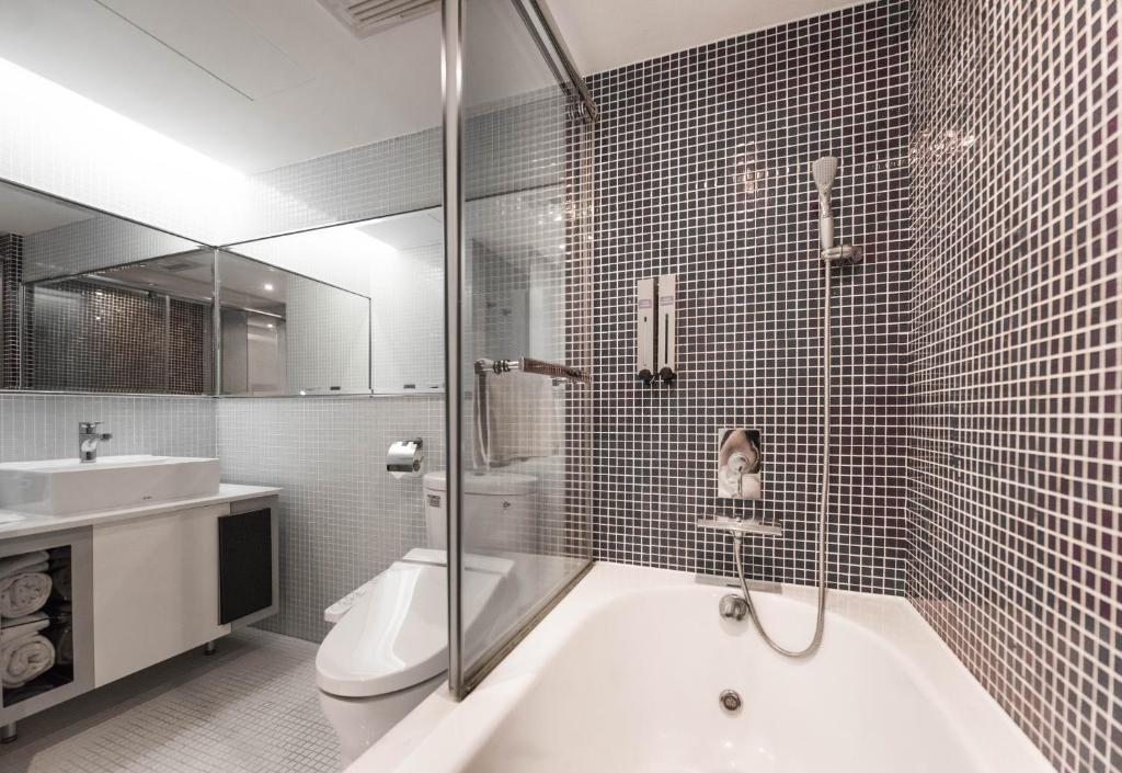 Koupelna v ubytování Saual Keh Hotel