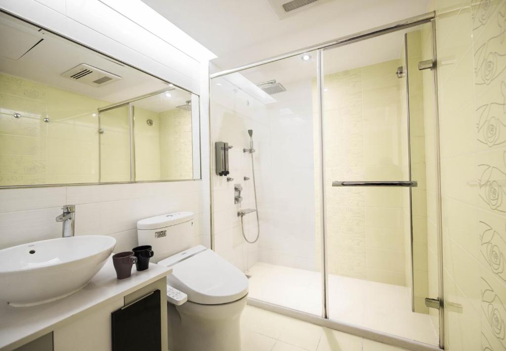 Koupelna v ubytování Saual Keh Hotel