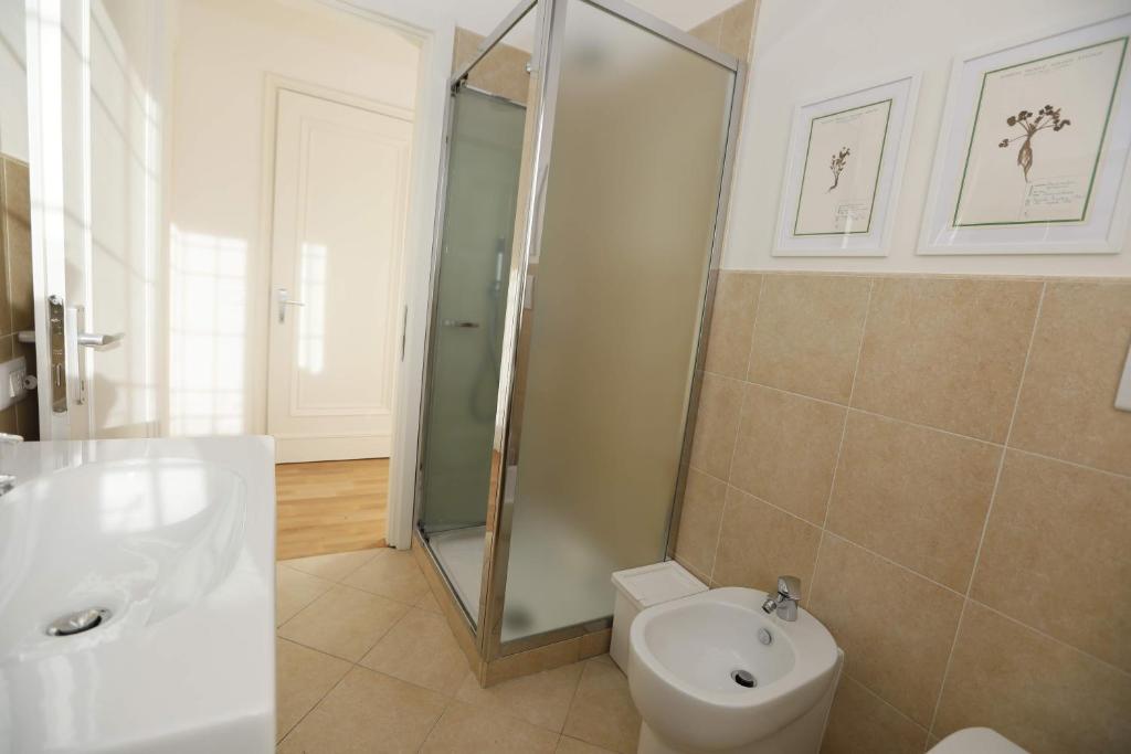 Koupelna v ubytování Pisacane61 B&B
