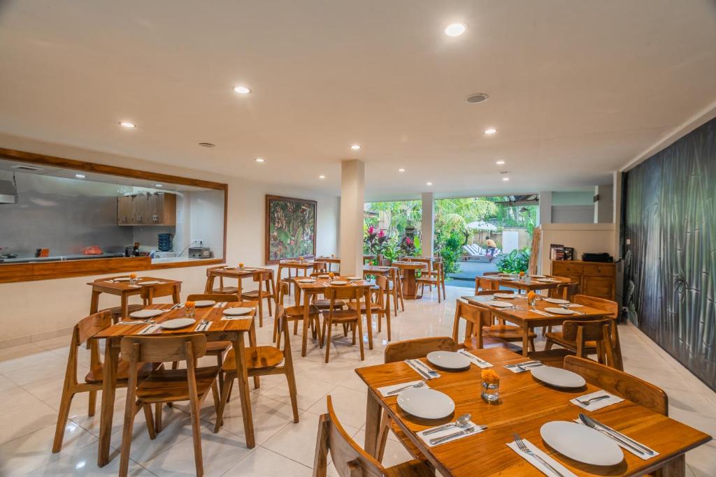 Restaurace v ubytování Swahita Ubud
