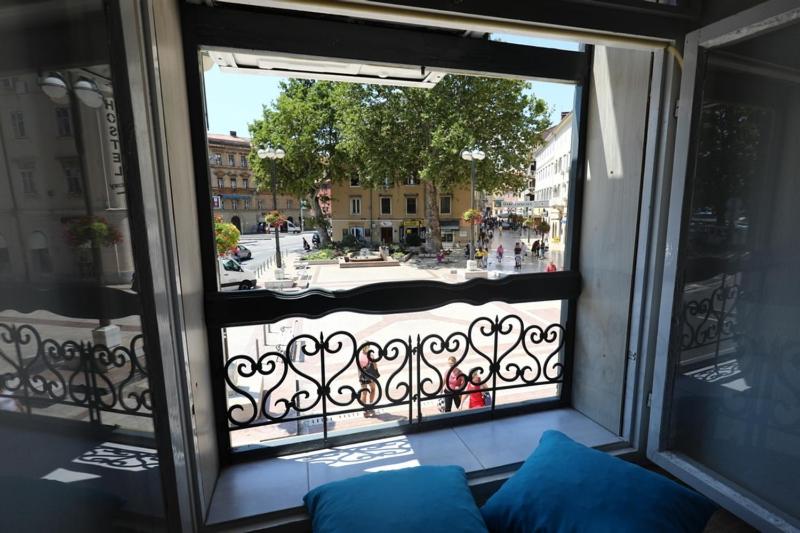 Balkón alebo terasa v ubytovaní ODEON Apartment And Rooms