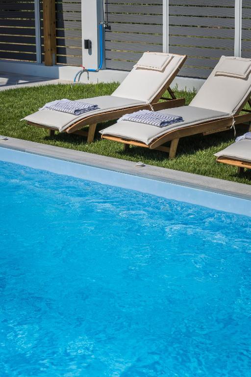 Bazén v ubytovaní Lighthouse Villas Kefalonia alebo v jeho blízkosti