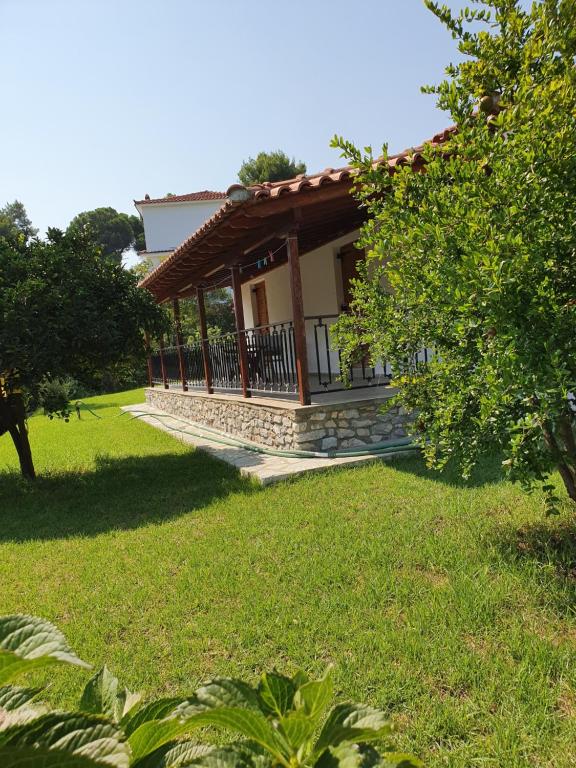 Zahrada ubytování Panos Villas