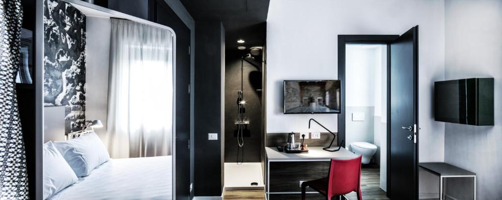 Postel nebo postele na pokoji v ubytování Best Western Hotel Corsi