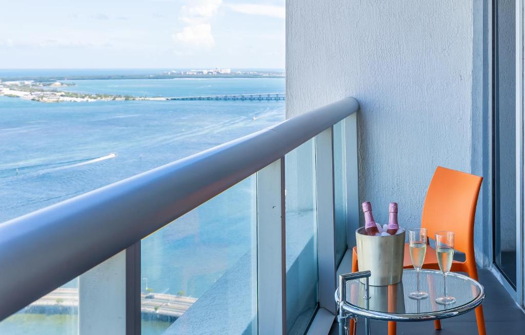 Balkón nebo terasa v ubytování Brickell by Miami Vacation Rentals
