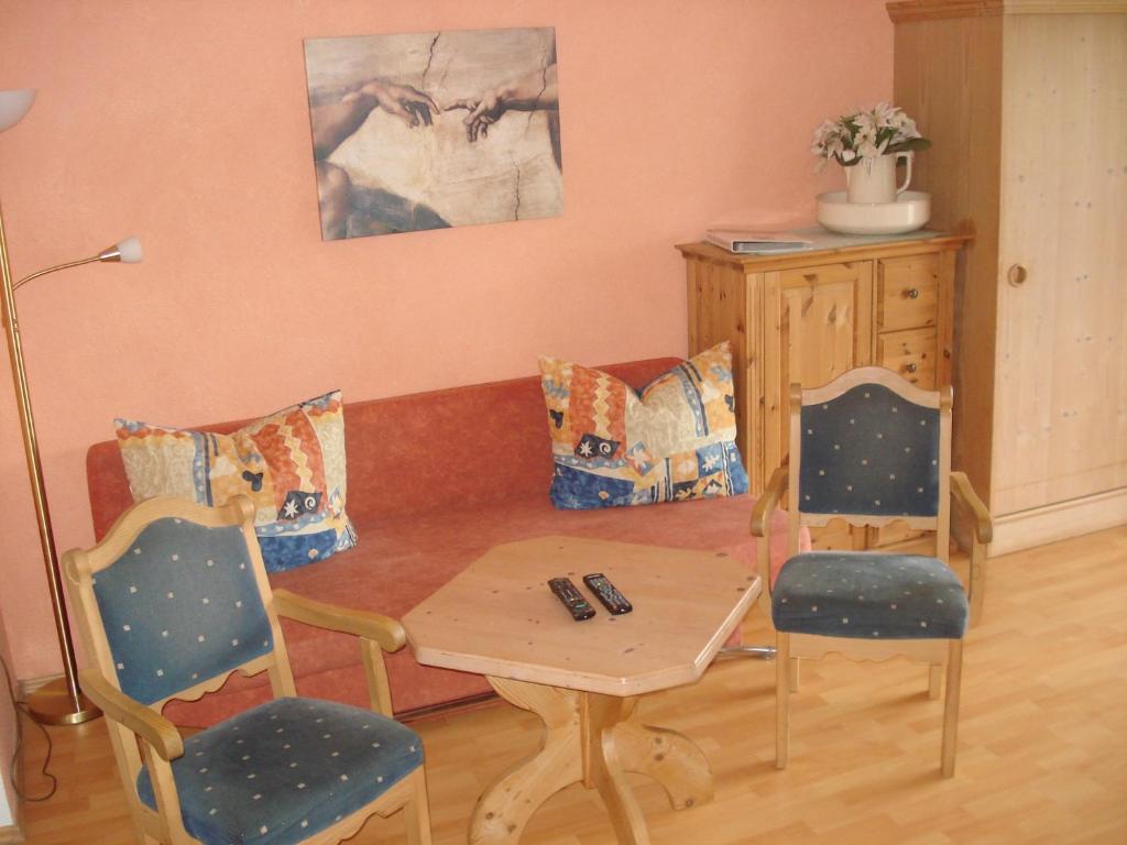 Posezení v ubytování Haus Hönigsgrub