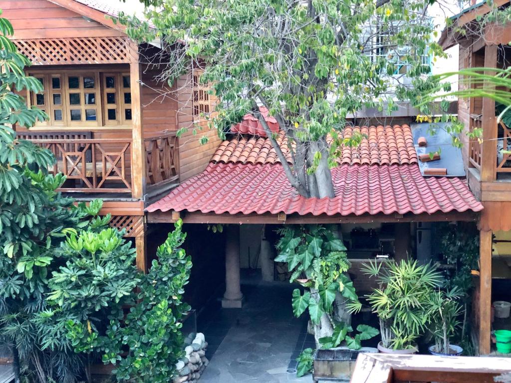 Zahrada ubytování Cabañas La Finca