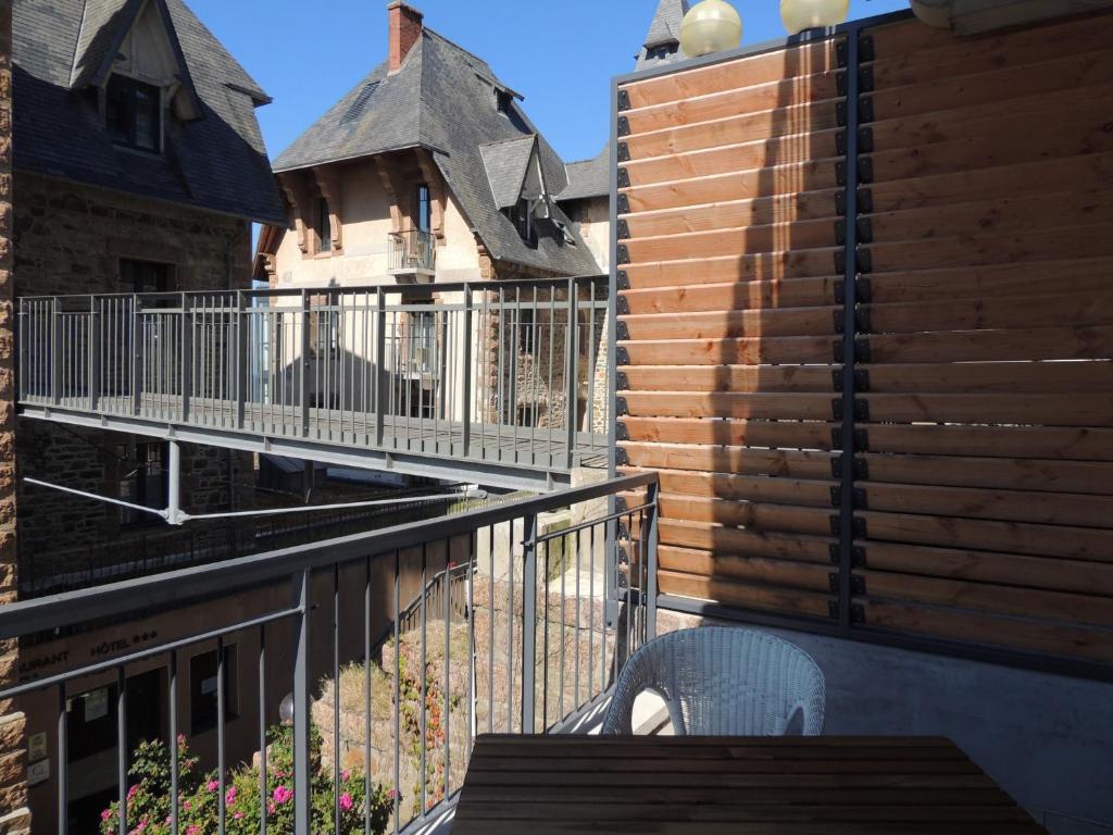 Balkón nebo terasa v ubytování Logis Hôtel Ker Mor