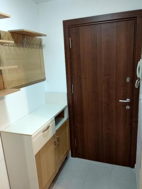 Kuchyň nebo kuchyňský kout v ubytování Mavrovo Forest Apartments
