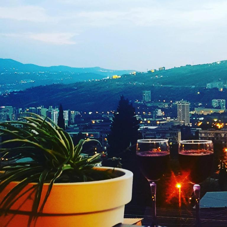 Nespecifikovaný výhled na hory nebo výhled na hory při pohledu z bed and breakfast