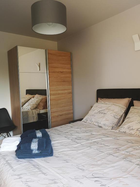 Postel nebo postele na pokoji v ubytování B&B Meulecauter