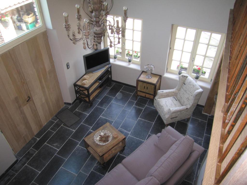 Posezení v ubytování B&B Hoeve Ransberg
