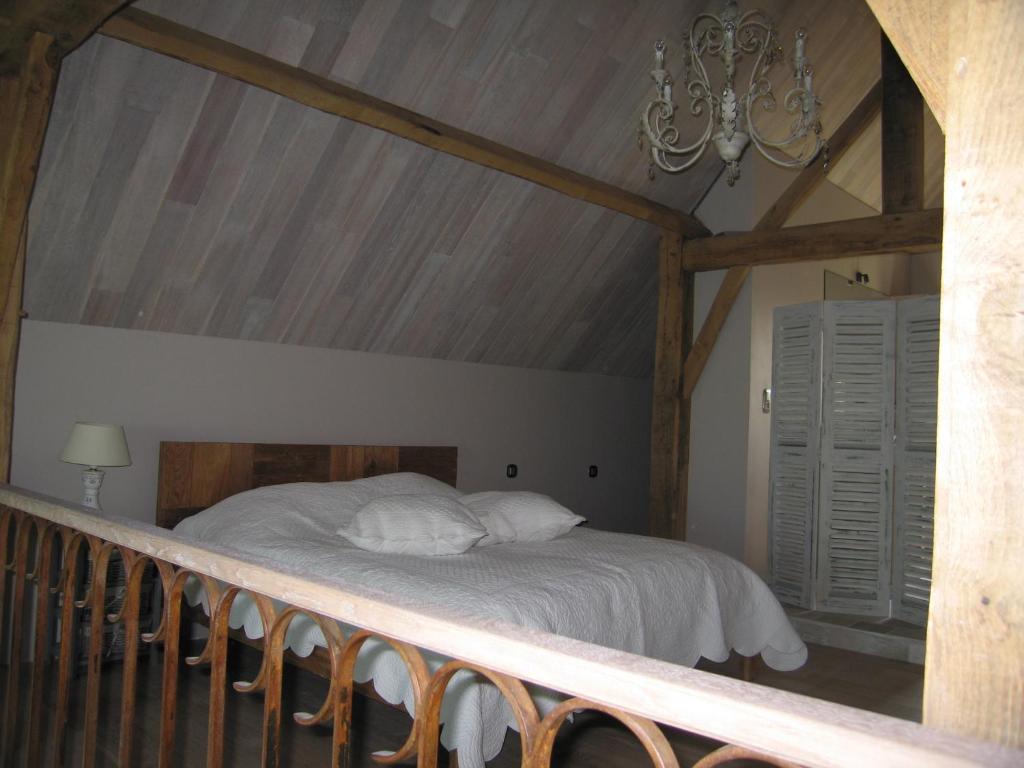Postel nebo postele na pokoji v ubytování B&B Hoeve Ransberg