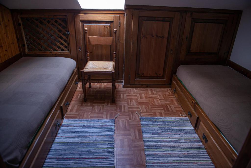 Postel nebo postele na pokoji v ubytování Mansardato In Lurisia
