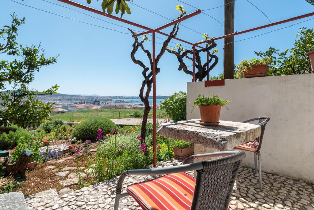 Balkón nebo terasa v ubytování Apartments Villa Bella Vista Seget
