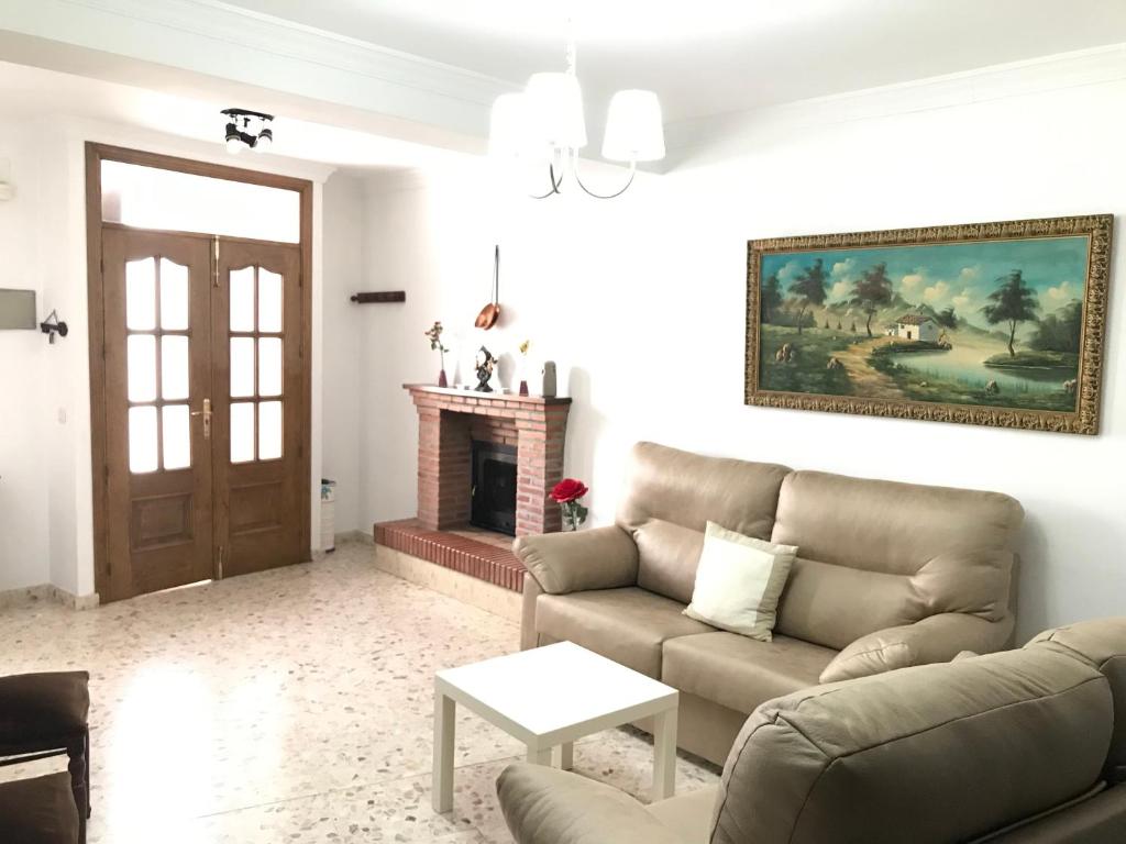Zona de estar de Casa Rural Setenil