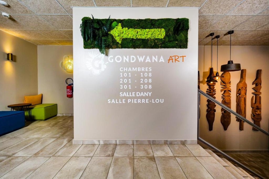 Certifikát, hodnocení, plakát nebo jiný dokument vystavený v ubytování Gondwana City Green