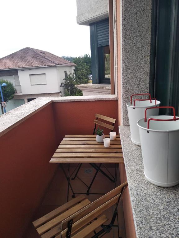 Balkón nebo terasa v ubytování Apartamento Camiño dos Faros