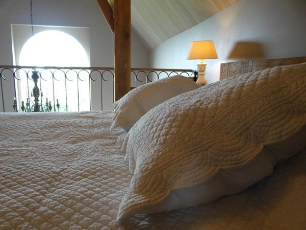 Postel nebo postele na pokoji v ubytování B&B Hoeve Ransberg