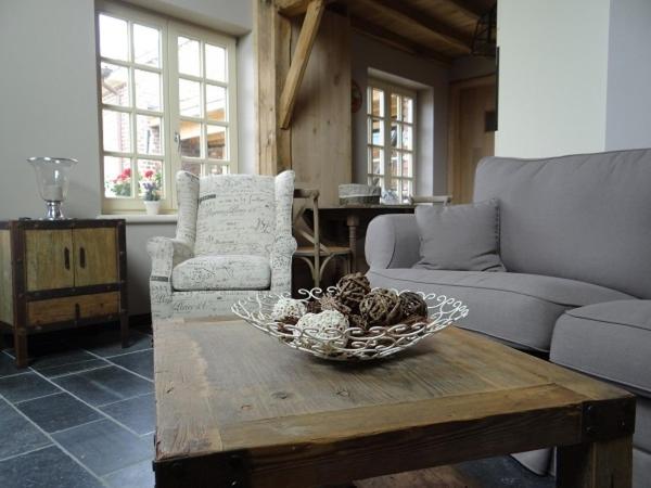 Posezení v ubytování B&B Hoeve Ransberg