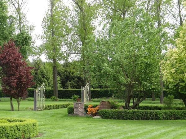 Zahrada ubytování B&B Hoeve Ransberg