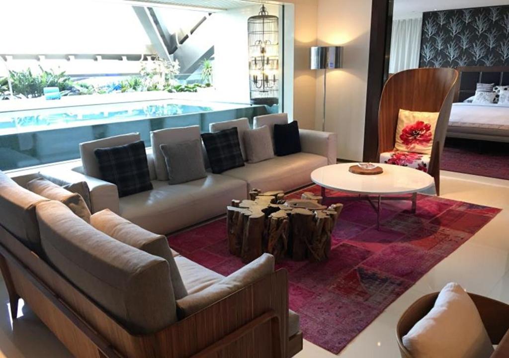 Posezení v ubytování Hotel Éclat Beijing