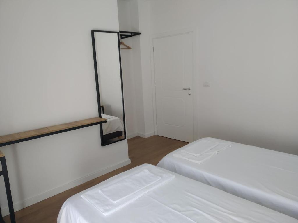 Postel nebo postele na pokoji v ubytování Vila 43 Lin