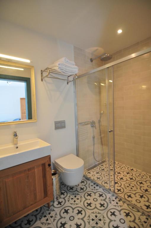 Koupelna v ubytování Oalis Boutique Hotel