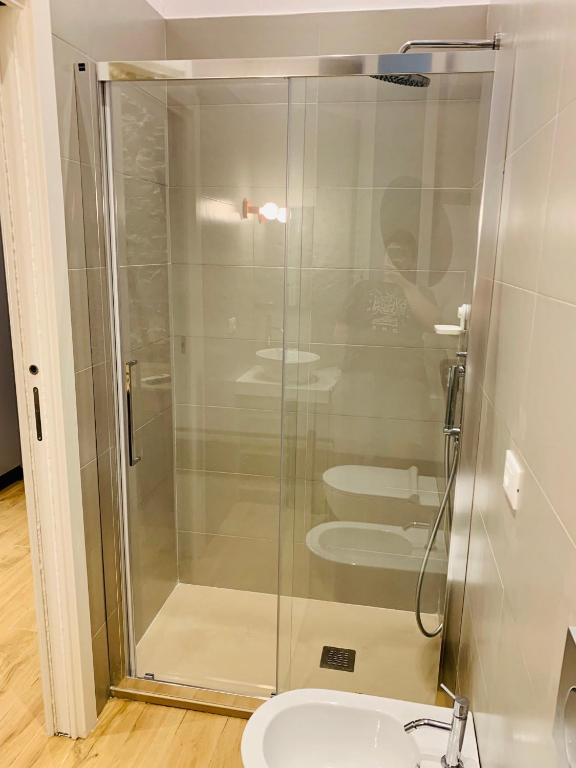 Koupelna v ubytování A Ca' De Mananan Guesthouse