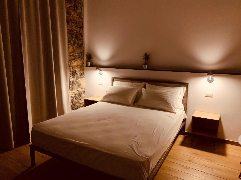 Postel nebo postele na pokoji v ubytování A Ca' De Mananan Guesthouse