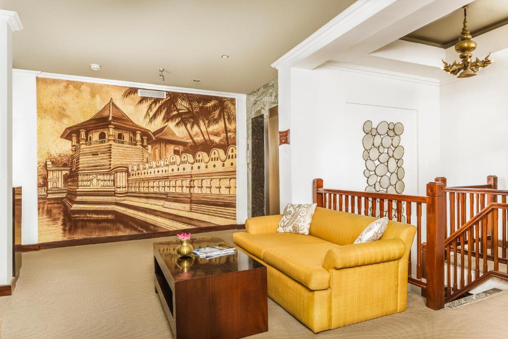 Posezení v ubytování Kandy City Hotel by Earl's