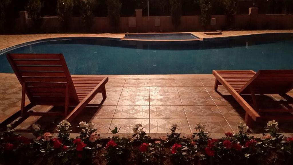 Bazén v ubytování BELKA GOLF RESİDENCE Deluxe apt Poolside BELEK nebo v jeho okolí
