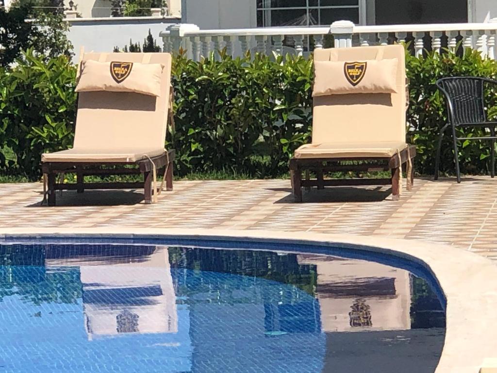 Bazén v ubytování BELKA GOLF RESİDENCE Deluxe apt Poolside BELEK nebo v jeho okolí