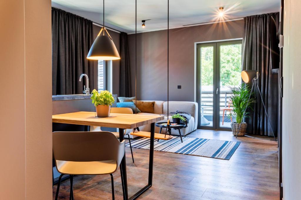 Posezení v ubytování EchtZeit - Dein Hotelquartier