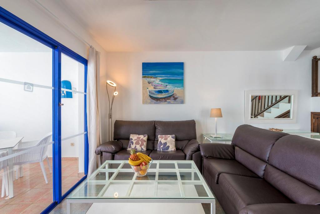 Posezení v ubytování Villas Puerto Rubicon