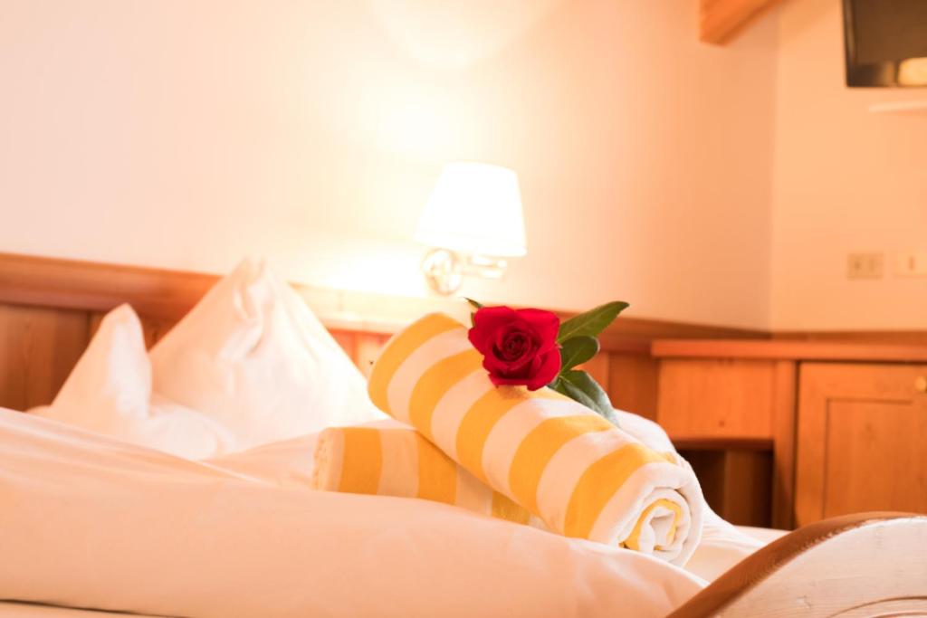 A bed or beds in a room at Villa Rier