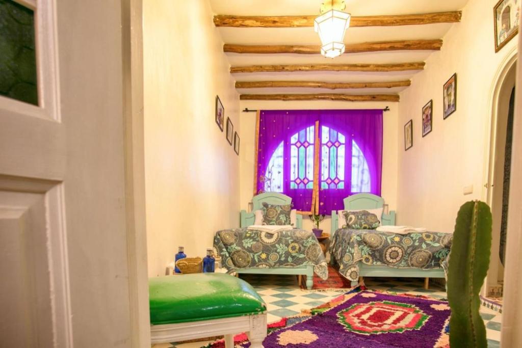 Posezení v ubytování Afra House