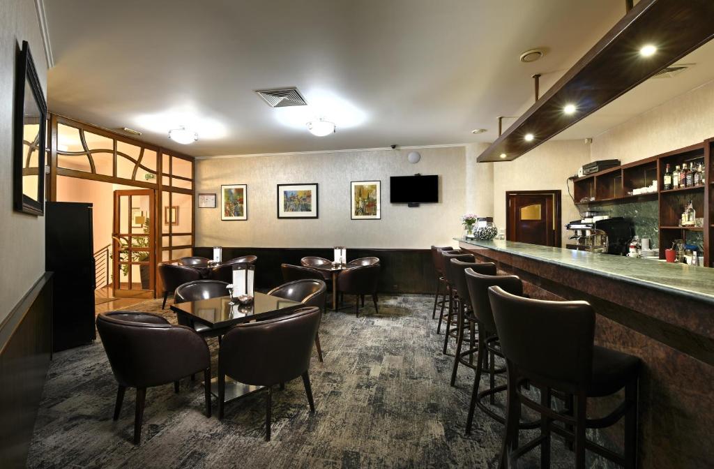 Lounge nebo bar v ubytování Hotel Tatra