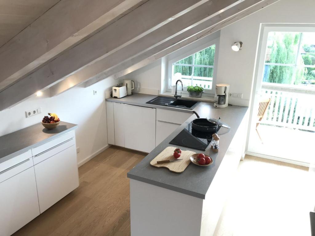 Kuchyň nebo kuchyňský kout v ubytování Haus Vincent