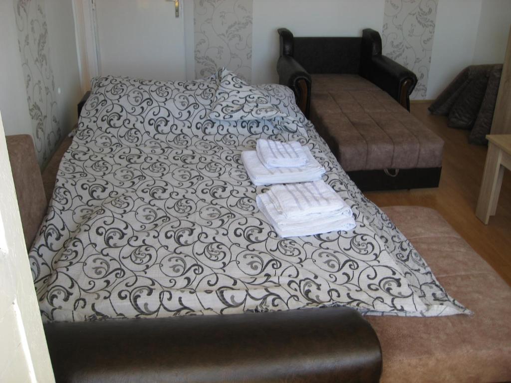 Voodi või voodid majutusasutuse Apartman Daca Apatin toas