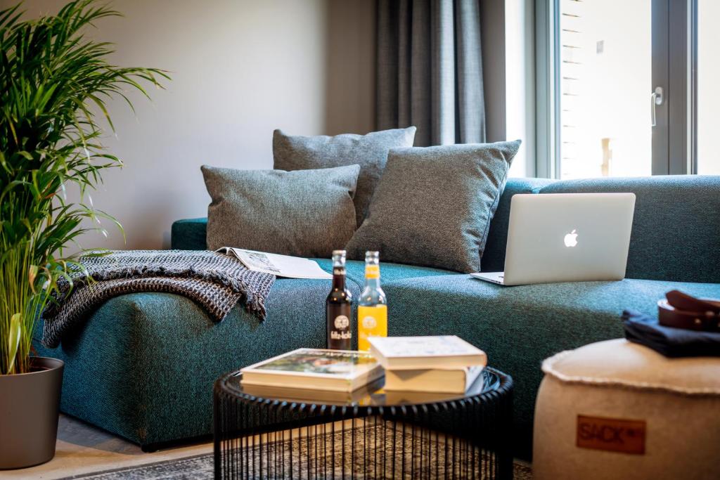 Posezení v ubytování EchtZeit - Dein Hotelquartier