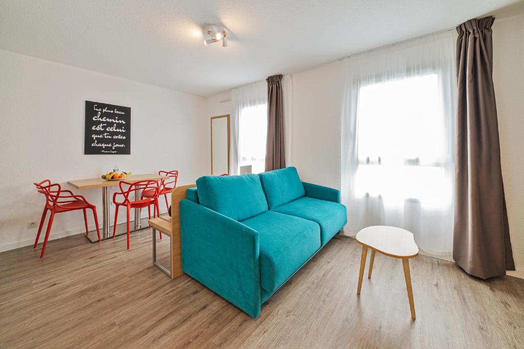 Posezení v ubytování Residhotel Lyon Part Dieu