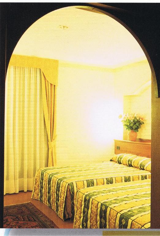 Postel nebo postele na pokoji v ubytování Hotel Piroga Padova