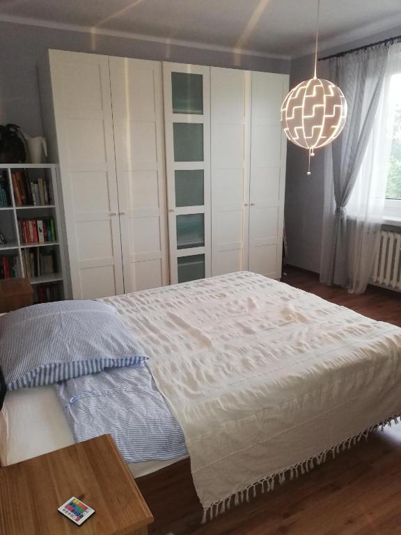 Posteľ alebo postele v izbe v ubytovaní Comfortable Apartment close to Spodek