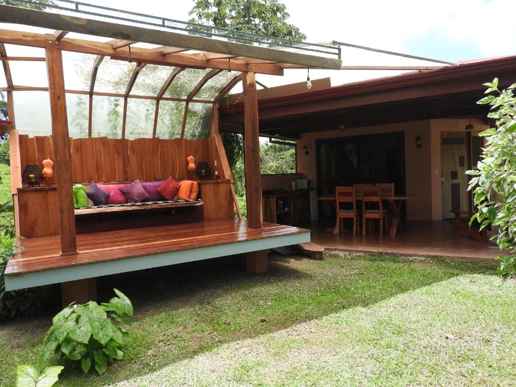 Zahrada ubytování Mei Tai Cacao Lodge
