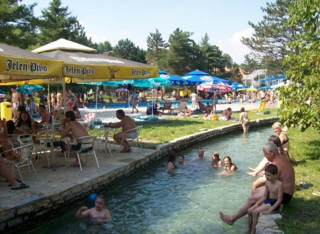 Bazén v ubytování Apartmani Centar Banja Vrujci nebo v jeho okolí