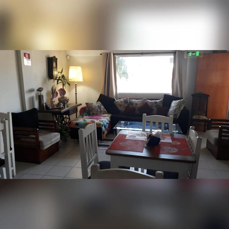 Posezení v ubytování Madame Lynch Hotel Asuncion