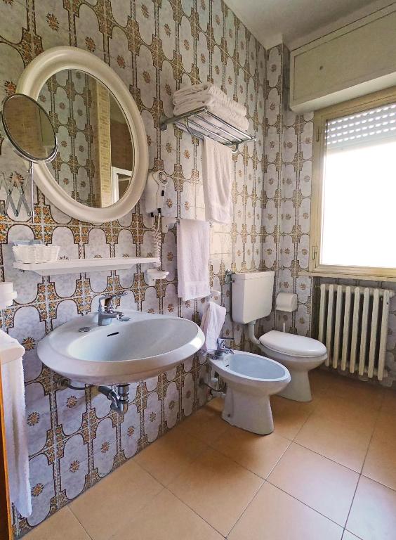 Koupelna v ubytování Hotel Milton
